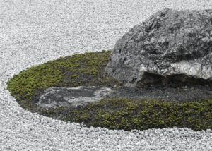 Rock garden in Ryoanji